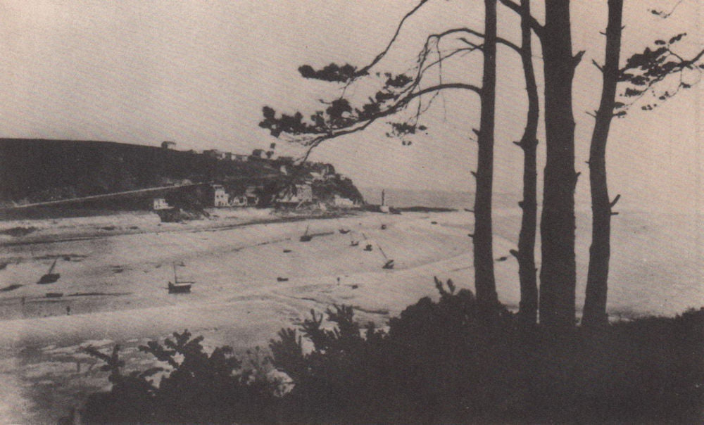 St. Brieuc, Côtes-d'Armor. Admiralty intelligence photo 1943 old vintage print